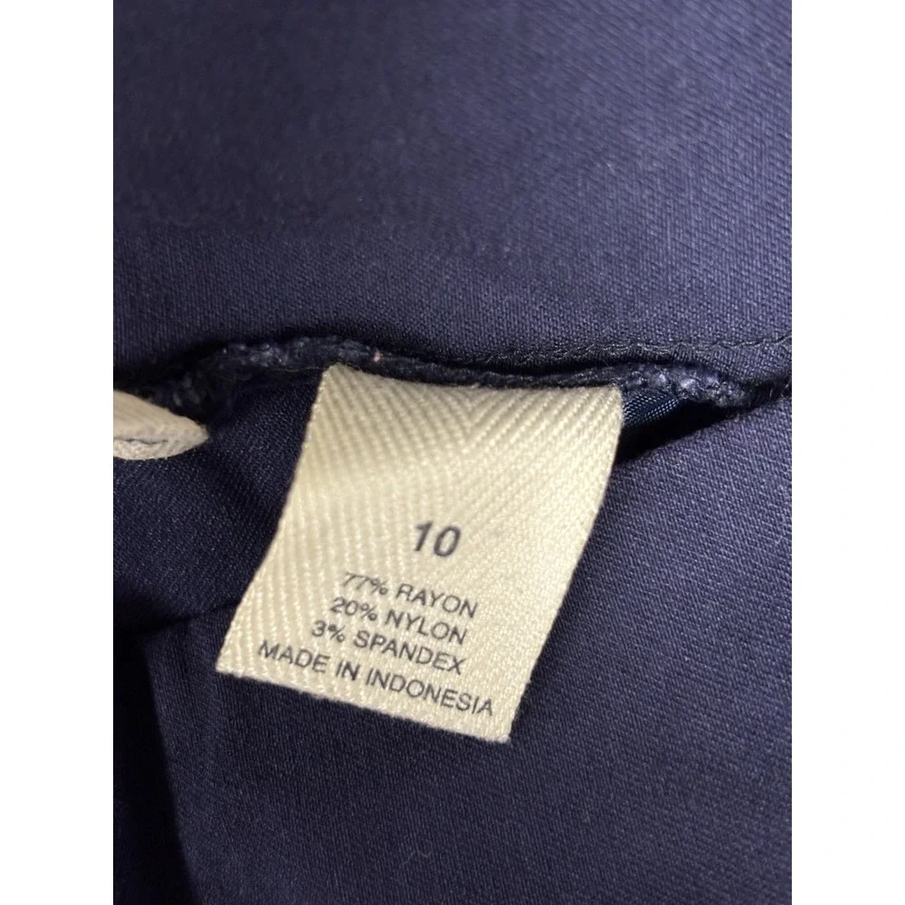 Westbound Women's‎ Elastic Waist Pull On Pants Size 10 Navy 602